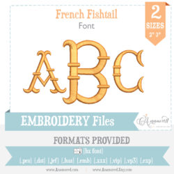 French Fishtail, Sizes 2" and 3"