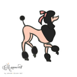 Poodle applique