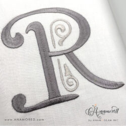 Damask Monogram Embroidery Font