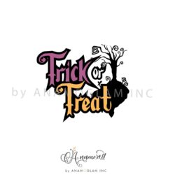 Trick or Treat Vector Graphic