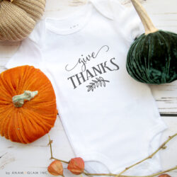 give thanks on onesie