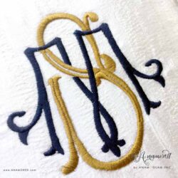 MS Embroidery Monogram Sewout