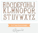 fancy-fishtail-border-font-2sizes