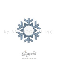 Snowflake Monogram Frame