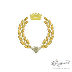 Laurel Crown Bee Digital Proof