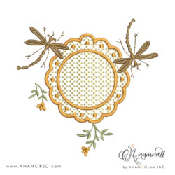 Dragonfly motif digital proof