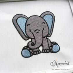 elephant embroidery
