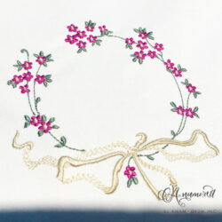 Floral Frame sewout