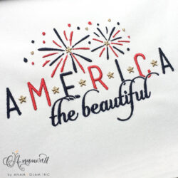 America The Beautiful Sew out
