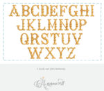 french-fishtail-monogram-font-1inch
