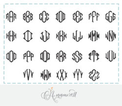 Diamond Embroidery Font 6 inch
