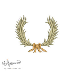 Straw Wreath with Bow