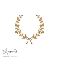 Laurel with Bow Frame Proof