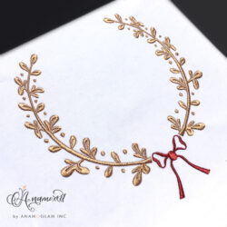 Laurel with Bow Sewout