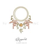 floral-monogram-dot-frame