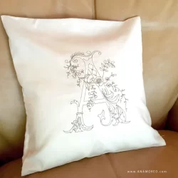 Anamotique Colorwork Victorian Embroidery Font