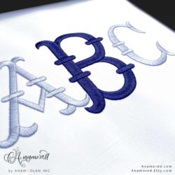 French Fishtail 2 and 3 inch, blue thread