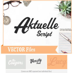 Aktuelle Cuttable Alphabet, SVG