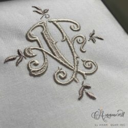 AF monogram sewout