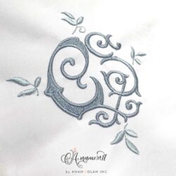 CS Monza Interlocking Embroidery Monogram