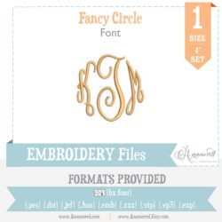 Fancy circle 1 size 4 inch