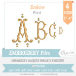 krakow-monogram-font
