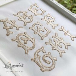 Pandora Embroidery Font for Embroidery Machines