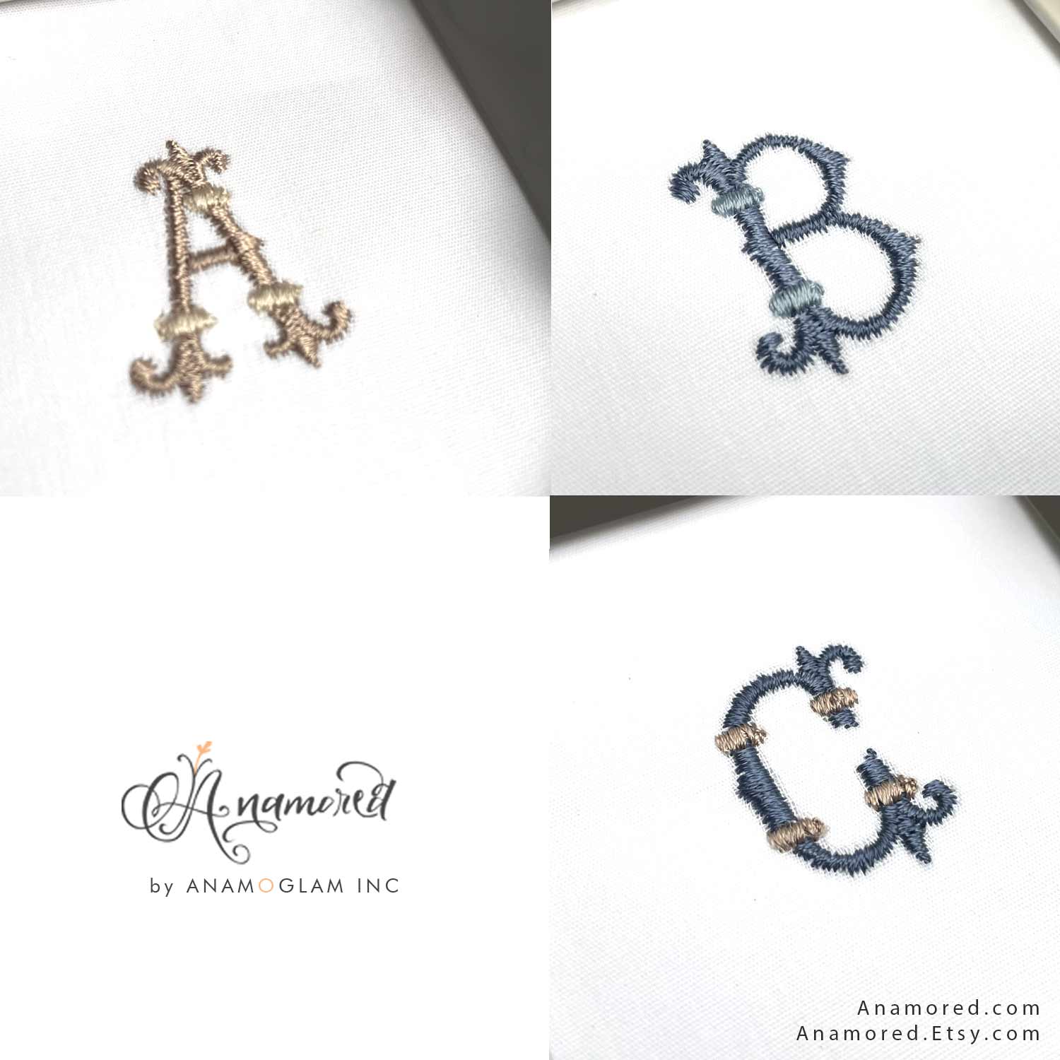 triestei-1inch Trieste small embroidery font in 1 inch, letters a, b c