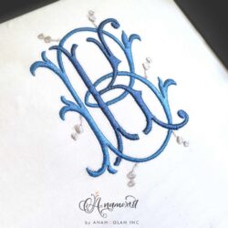 B and K Embroidery Monogram