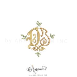 DJ Monza Embroidery Monogram Design Pattern