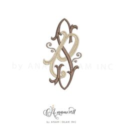 S and P Embroidery Monogram