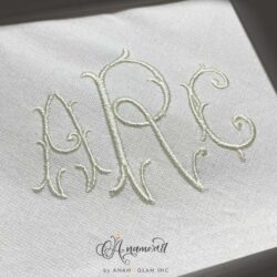 Lucy Fishtail Embroidery Font