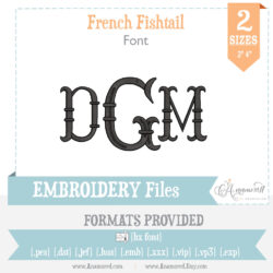 French Fishtail, 3, and 4 inch