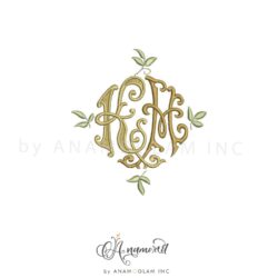 KH interlocking monogram