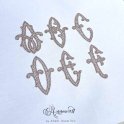 Firenze Lace Embroidery Font, Sewout A-F