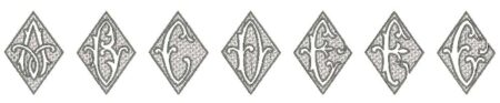 Lace Diamond Font Firenze Lace Diamond Font