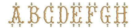 Krakow Embroidery Font