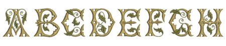 secret garden embroidery font Secret Garden Embroidery Font