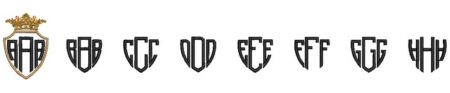 shield embroidery font Font Shield for Embroidery