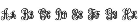 upright monogram