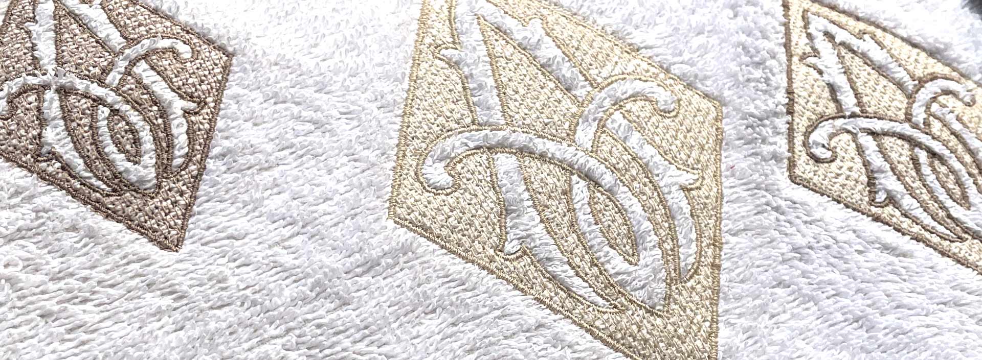 Diamond Firenze Embossed Embroidery Font