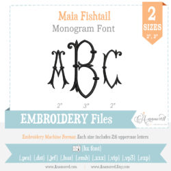 Maia fishtail 2 and 3 inch