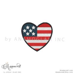 Heart Flag, Straight Digital Proof