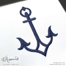 anchor embroidery design